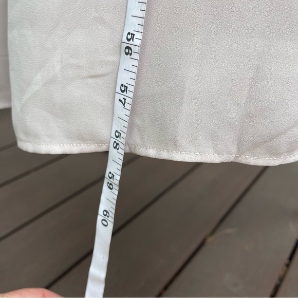 SHOW me your MUMU June Maxi Dress Cream beige bridesmaids Sz XXL - Picture 11 of 15